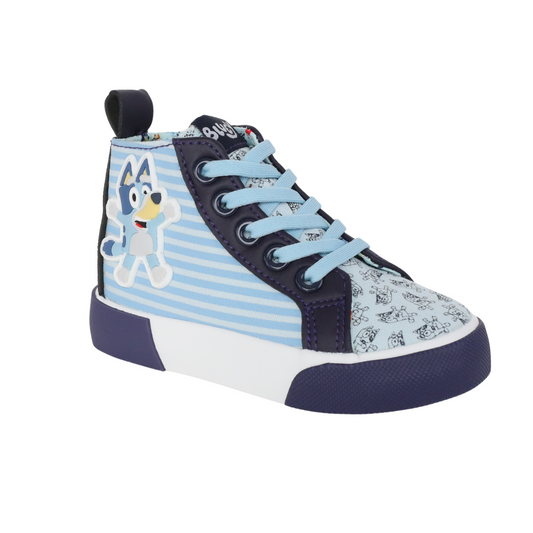 Bluey Toddler Kids Zip-Up High Top Sneaker