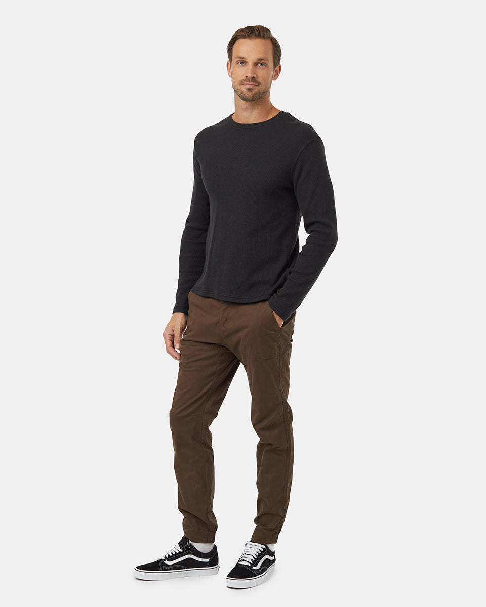 Ελαστικό Twill Παντελόνι Jogger για καθημερινή χρήση