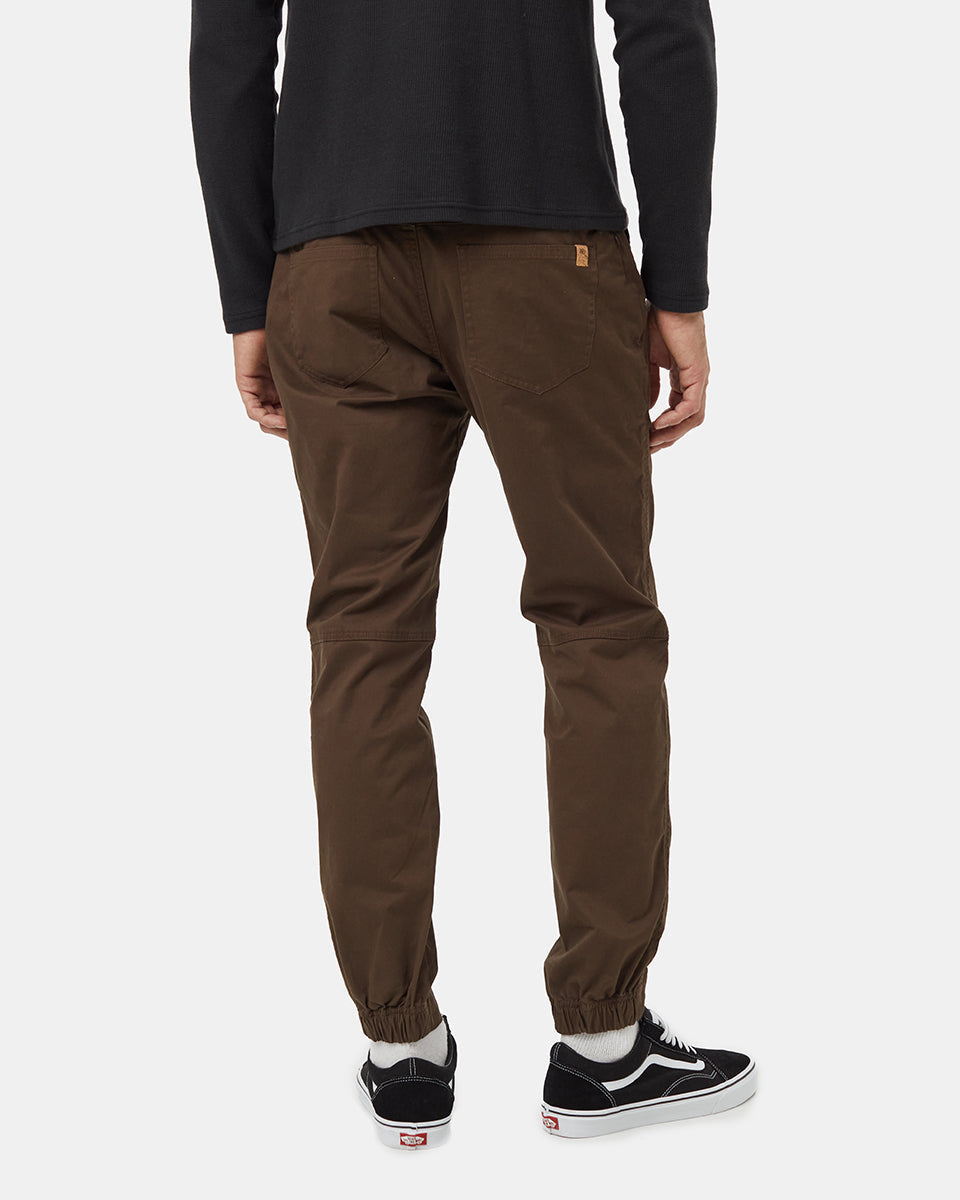 Ελαστικό Twill Παντελόνι Jogger για καθημερινή χρήση