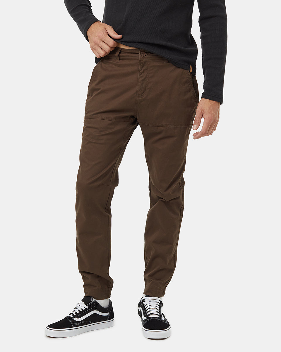 Ελαστικό Twill Παντελόνι Jogger για καθημερινή χρήση