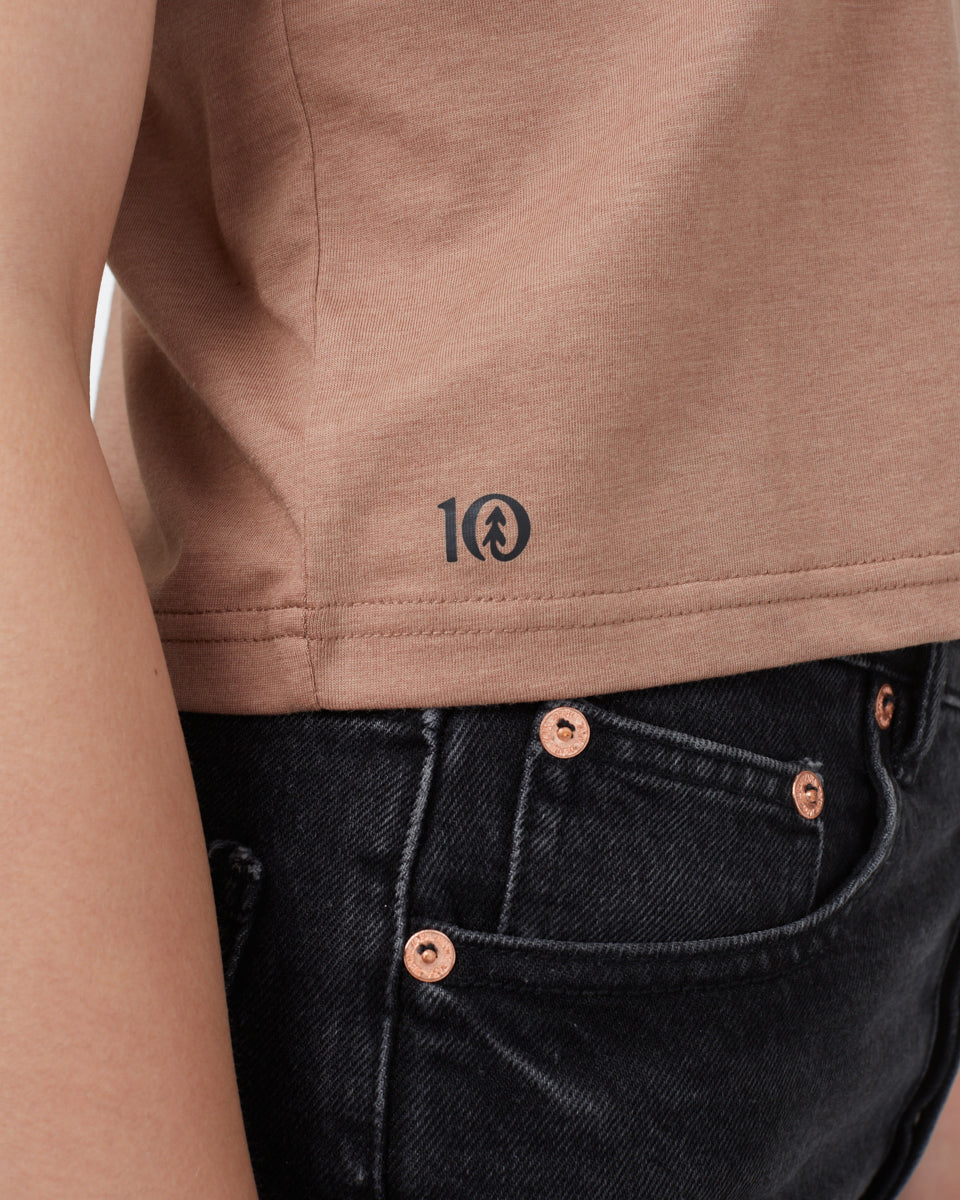 Μπλουζάκι Earth First Cropped