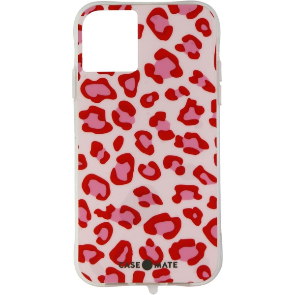 Θήκη Case-Mate Prints Series για Apple iPhone 12/12 Pro - Ροζ Λεοπάρ