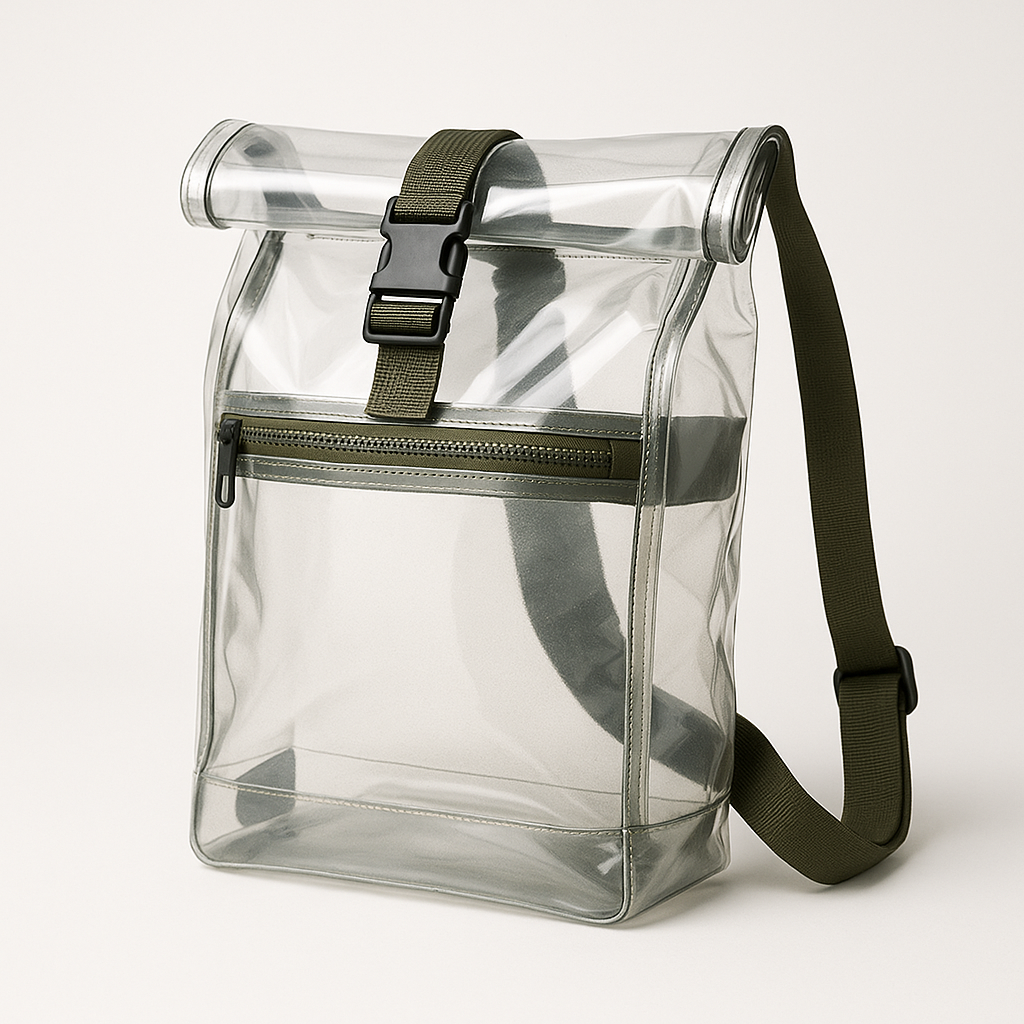 Terrain Minimal Roll Sling Bag - Water-Resistant Shell, Padded Laptop Sleeve