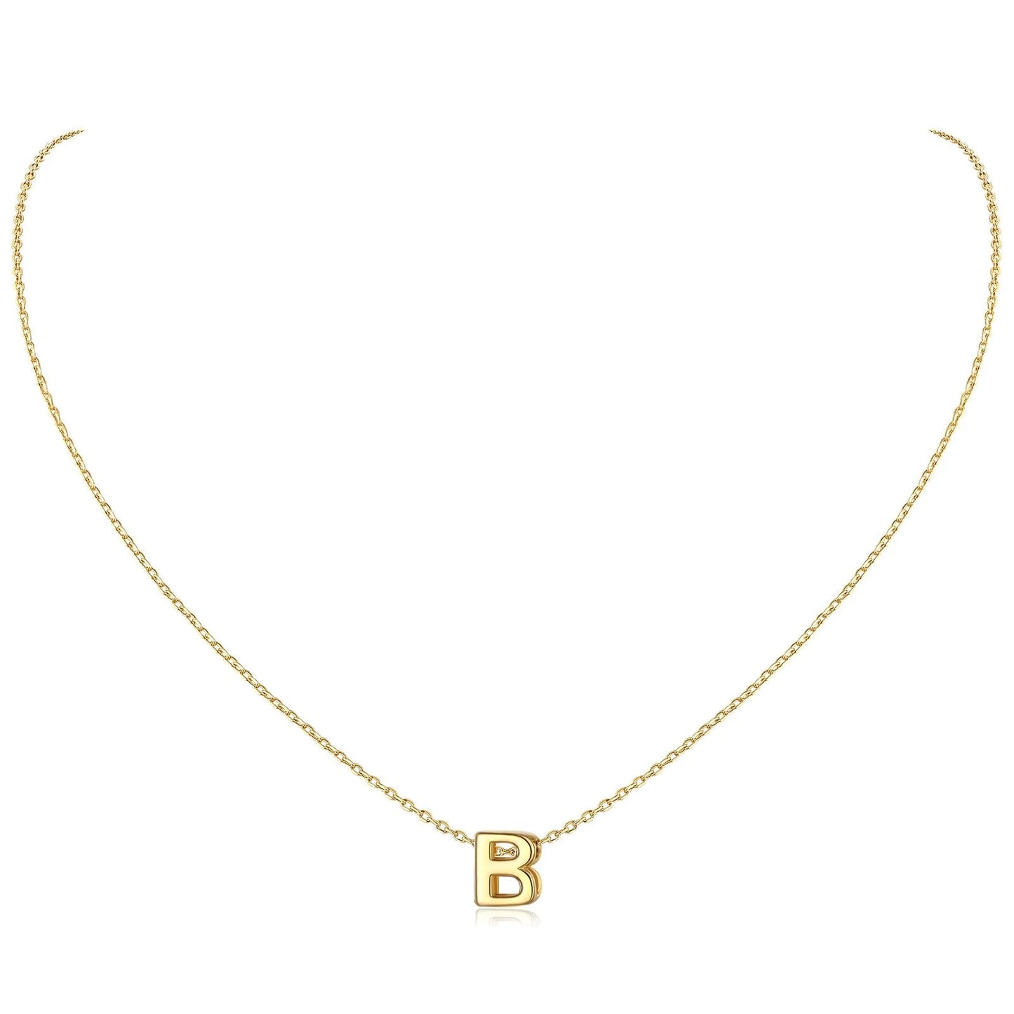 ChicSilver A-Z Initial Necklace