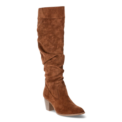 Time and Tru Women's Tall Slouch Heeled Boots