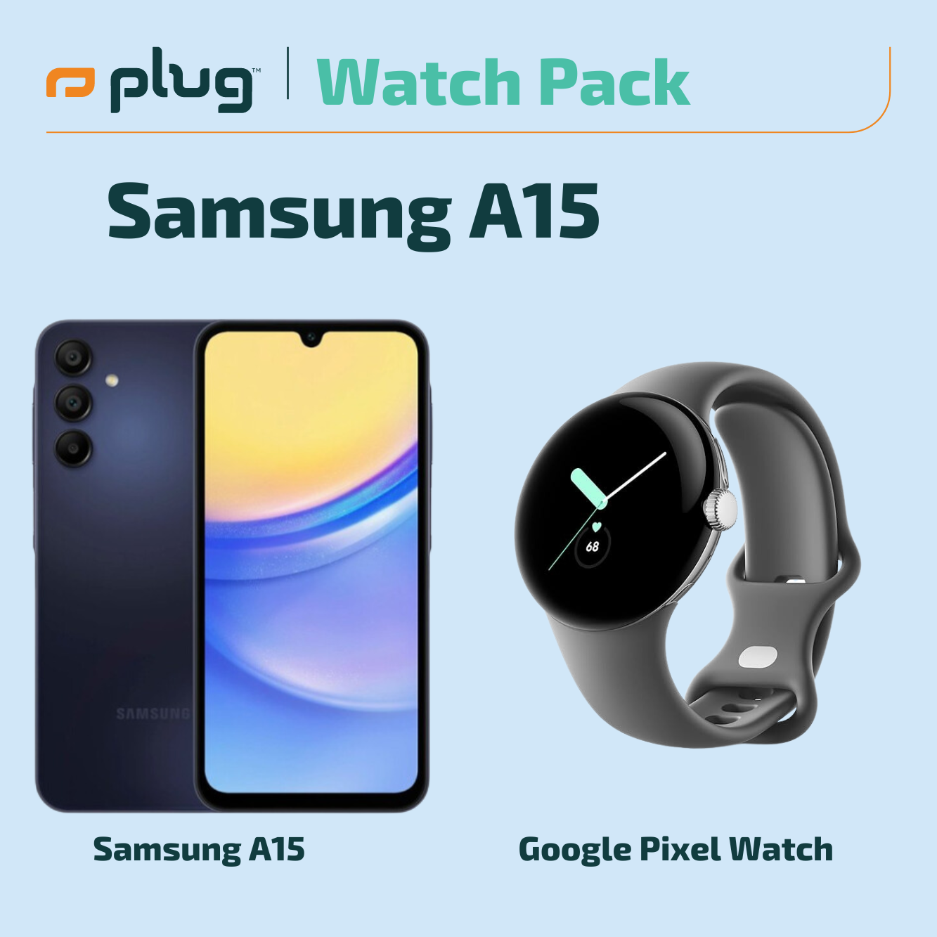 Πακέτο ρολογιών Samsung Galaxy A15 +