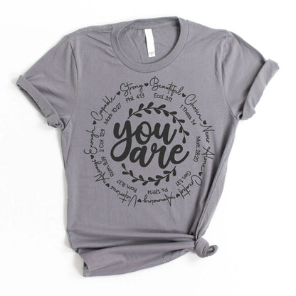 Love in Faith Women’s V-Neck T-Shirt