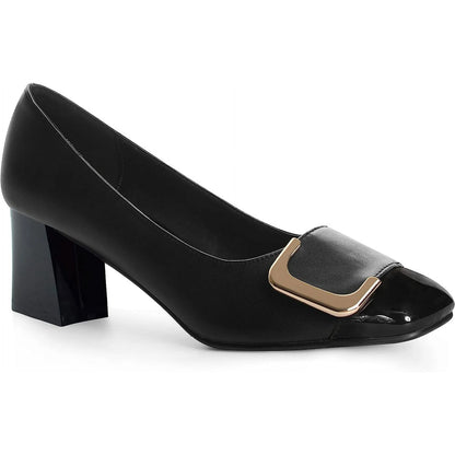 Ferwind Two-Tone Square Toe Pumps