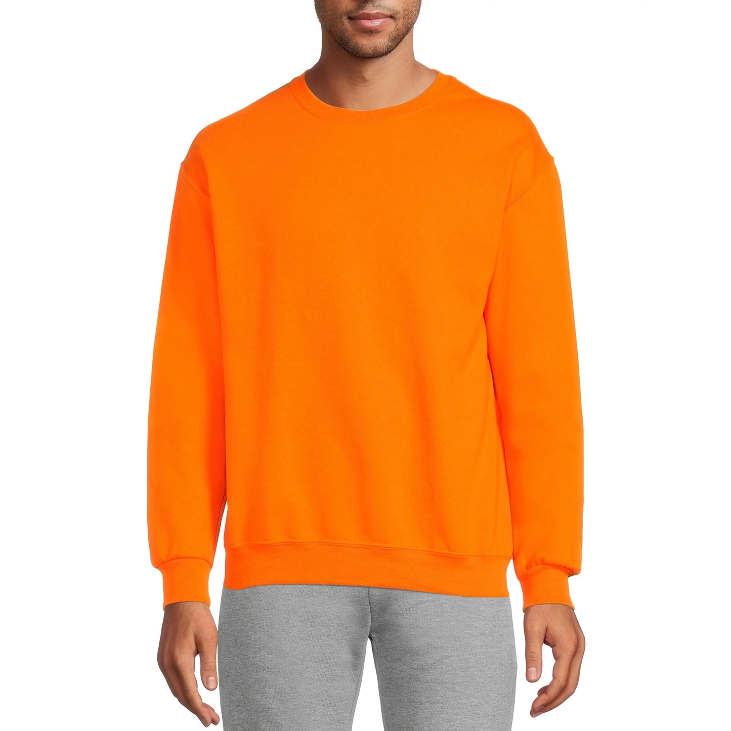 Athletic Works Men's Fleece Crewneck Sweatshirt