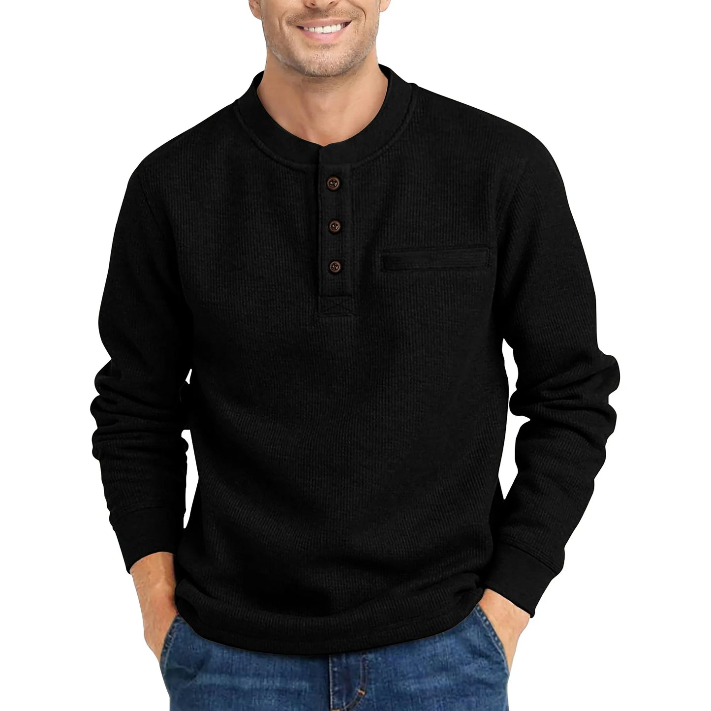 BLISS Henley Sweatshirts