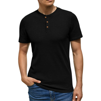 Waffle Henley T-Shirt