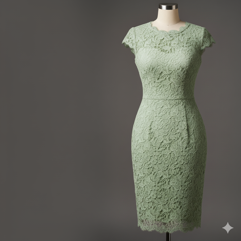Opus Lace‑Overlay Cocktail Dress