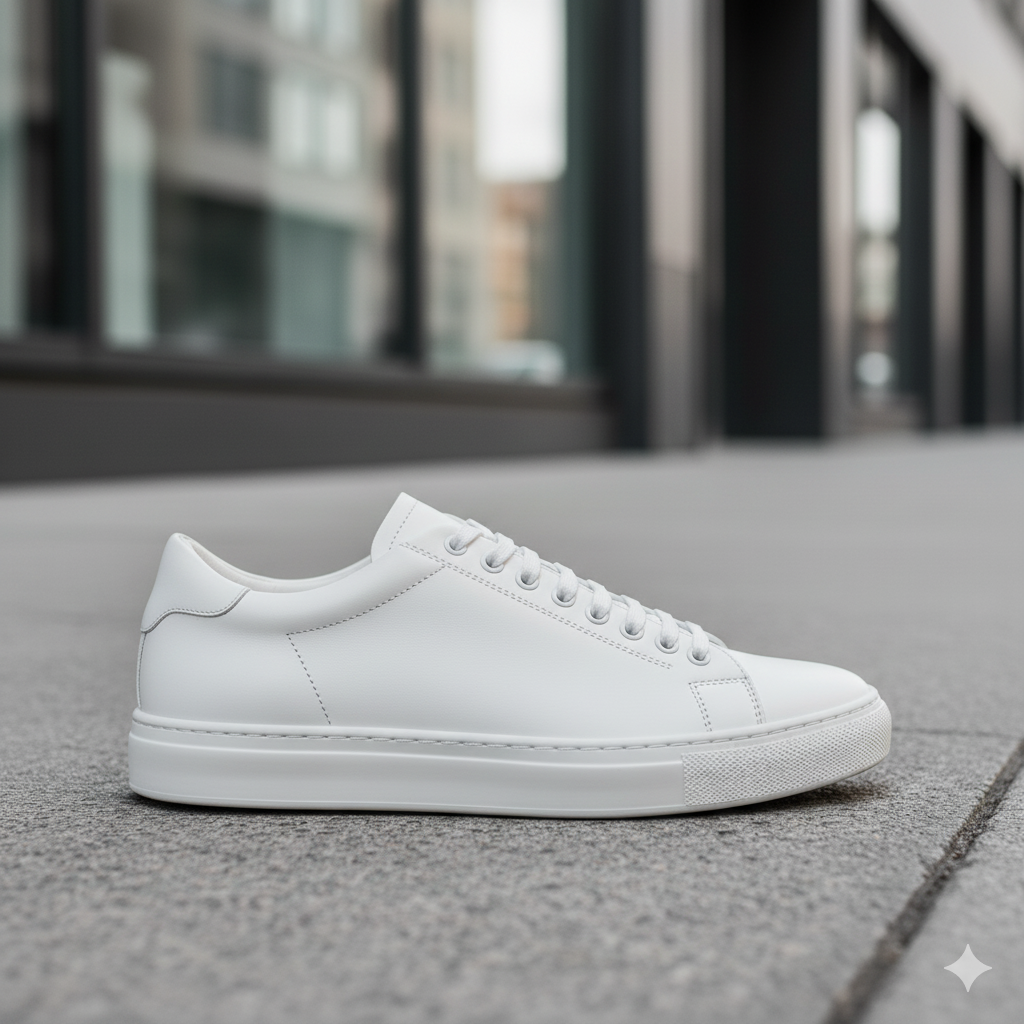 CityStride Minimal Leather Sneaker