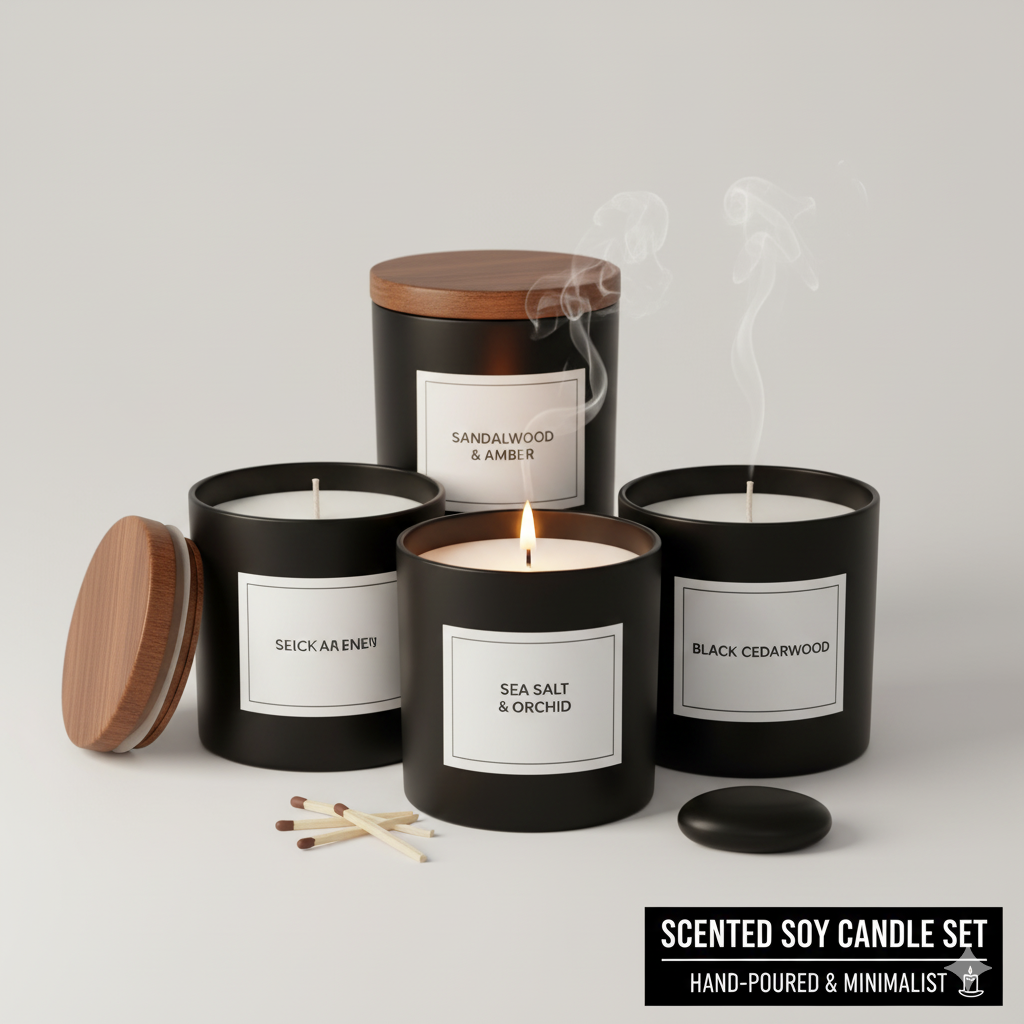 Scented Soy Candle Set