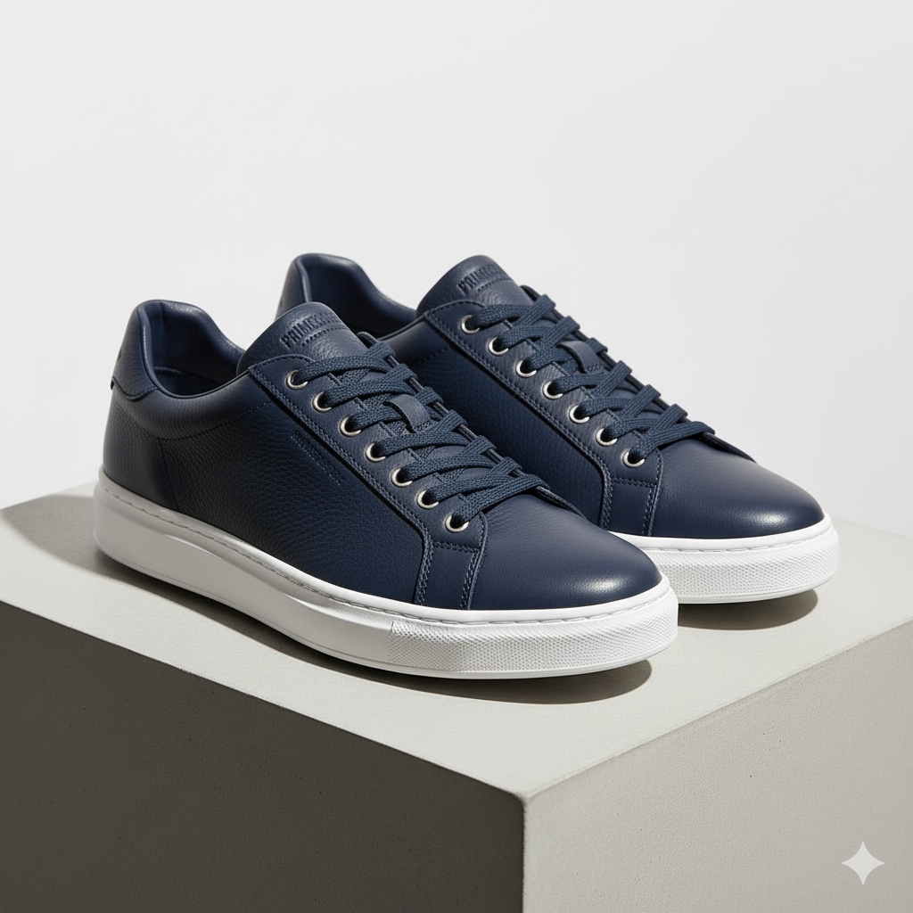 PrimeCourt Leather Low‑Top