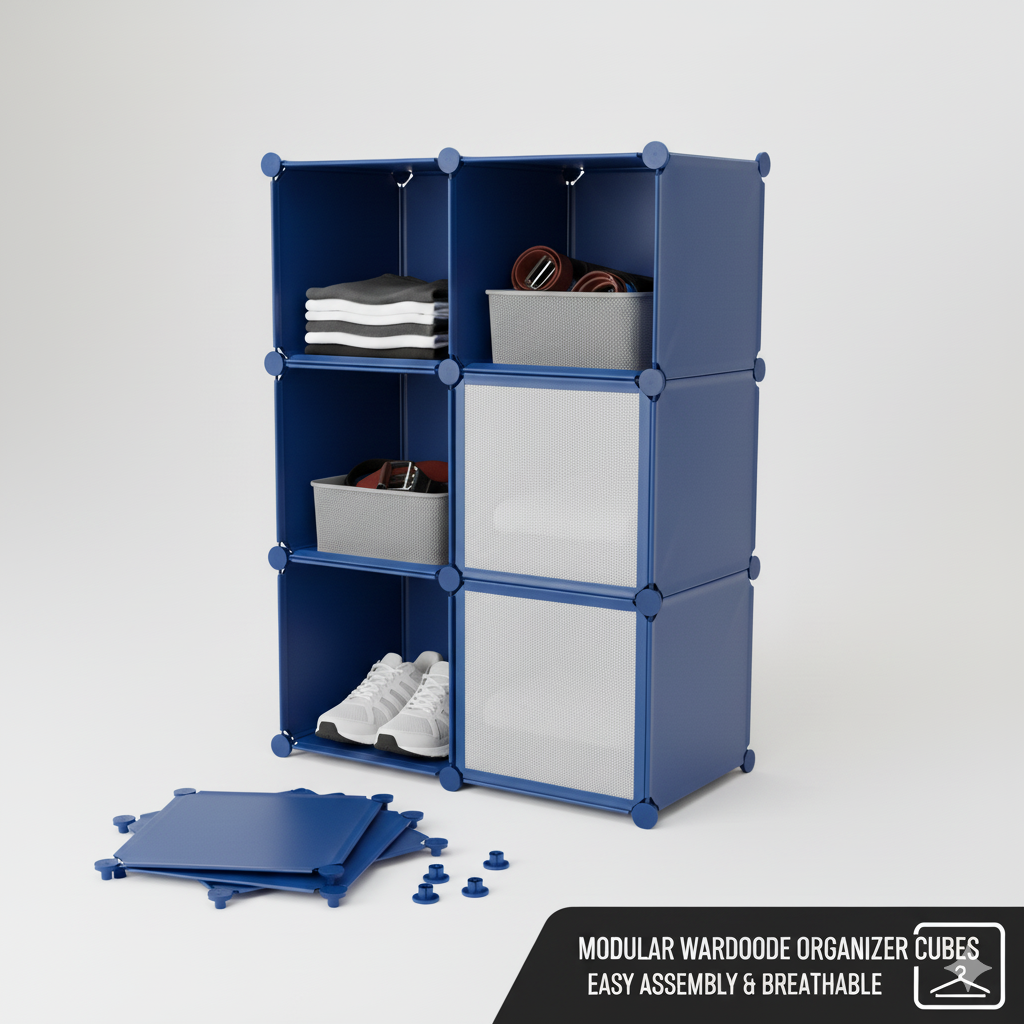 Modular Wardrobe Organizer Cubes
