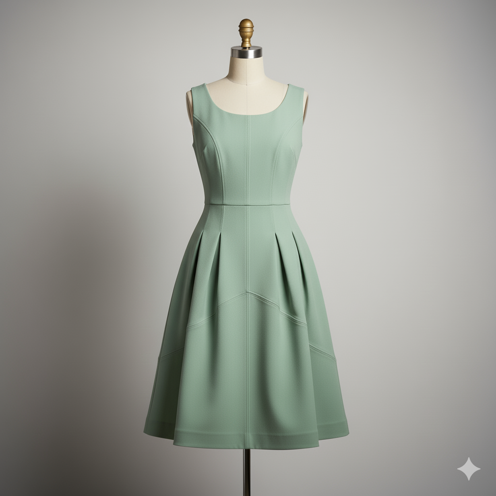 Sculpt Seam Fit‑and‑Flare