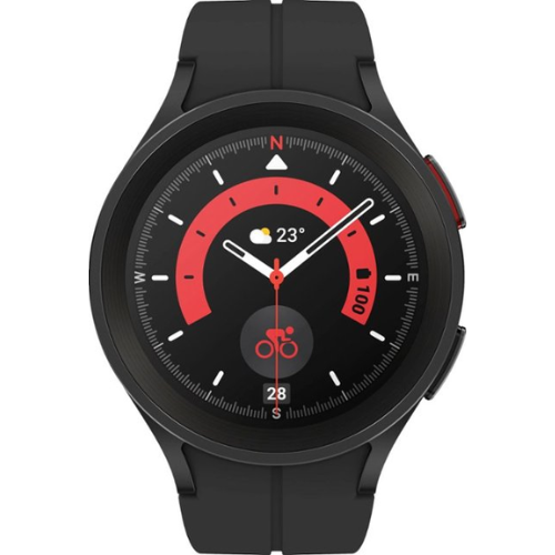 Samsung Galaxy Watch 5 Pro 45MM (GPS + Cellular) - Μαύρο Τιτάνιο