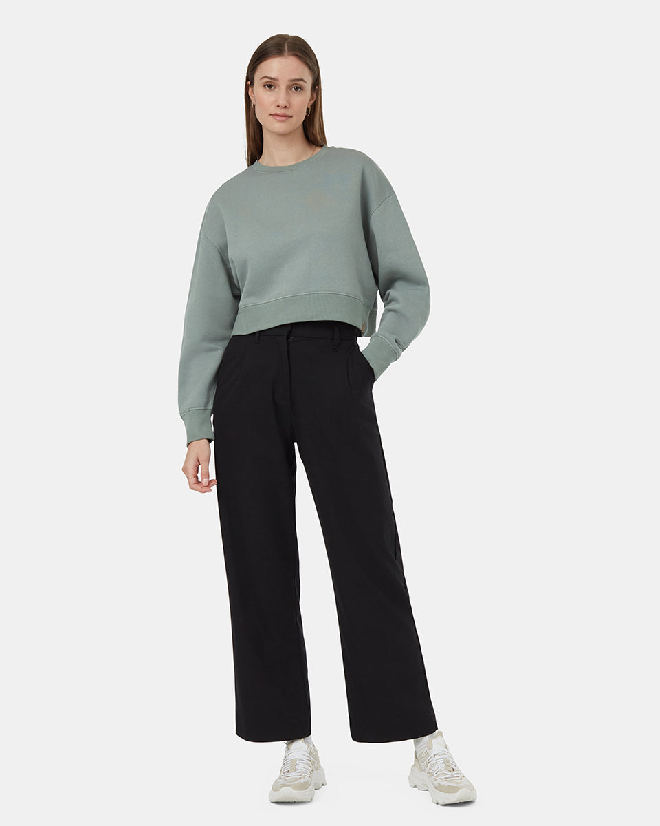 TreeFleece Oversized Crop Crew