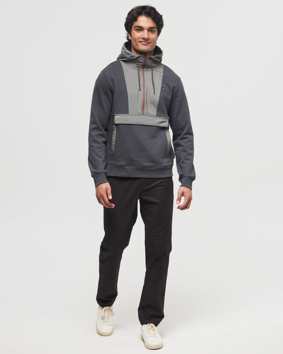SeaFleece Contrast Anorak Hoodie