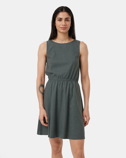Hemp Cutout Dress