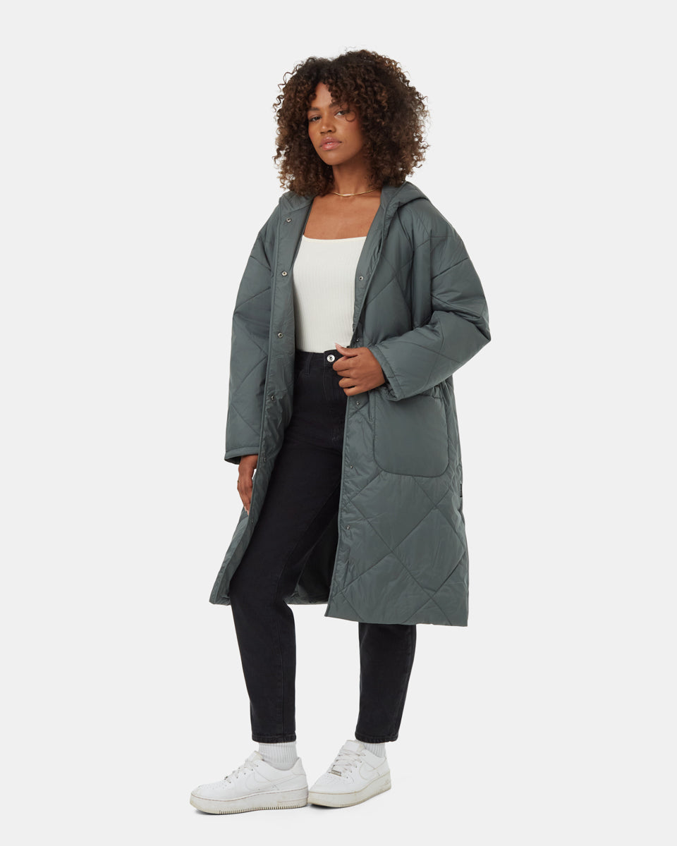 Καπιτονέ μπουφάν με κουκούλα Cloud Shell