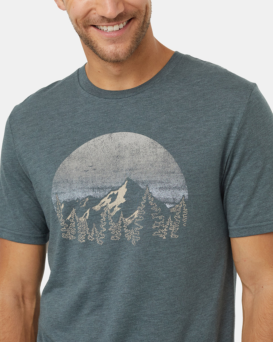 Vintage T-shirt με θέμα το ηλιοβασίλεμα