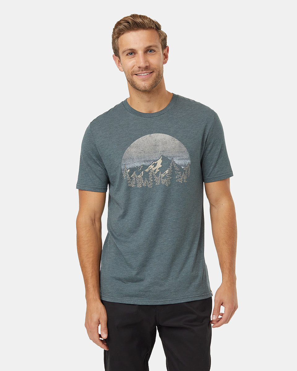 Vintage T-shirt με θέμα το ηλιοβασίλεμα