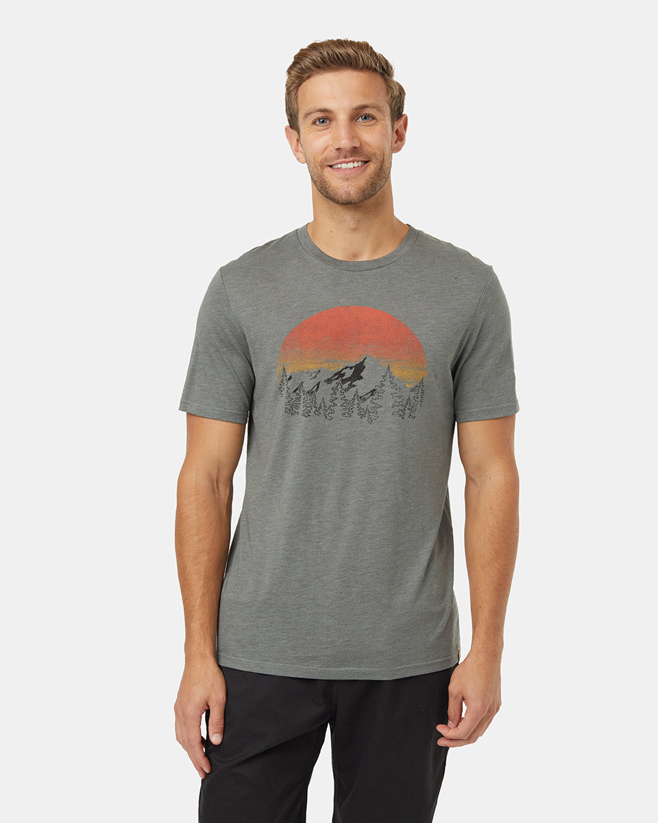 Vintage T-shirt με θέμα το ηλιοβασίλεμα