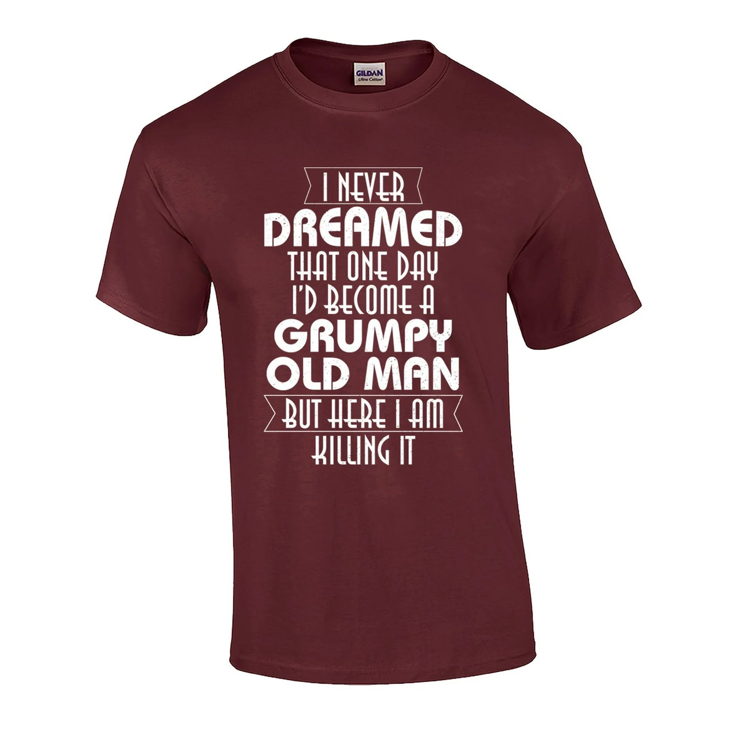 Funny Grumpy Old Man Graphic T-Shirt