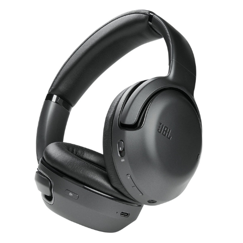Ασύρματα ακουστικά Bluetooth JBL Tour ONE με ακύρωση θορύβου, ήχος υψηλής ανάλυσης, τέλεια καθαρότητα φωνής για τηλεφωνικές κλήσεις, μπαταρία έως 50 ώρες, βοηθός Google και Amazon Alexa (μαύρο)