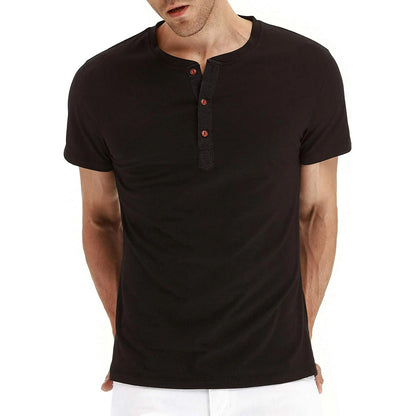 GENTS BLISS Henley Short Sleeve shirts