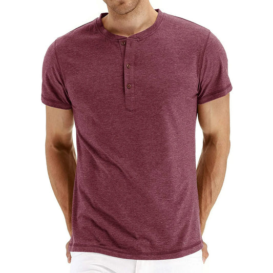 GENTS BLISS Henley Short Sleeve shirts