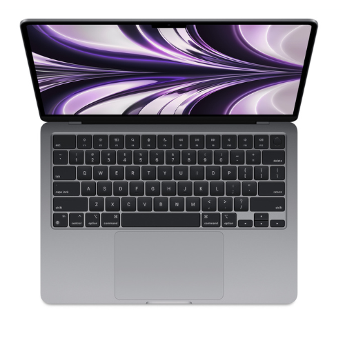Apple MacBook Air M2 de 13 pulgadas, 512 GB, CPU de 8 núcleos, GPU de 10 núcleos (mediados de 2022), gris espacial