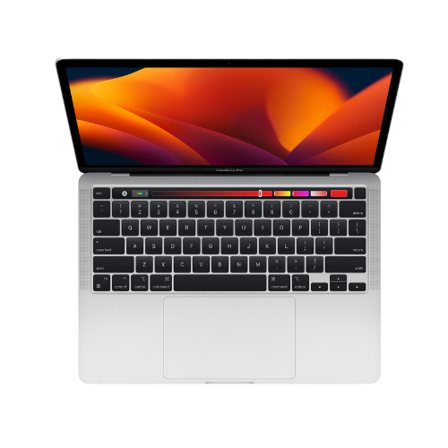 Apple MacBook Pro M2 de 13 pulgadas, 512 GB, CPU de 8 núcleos, GPU de 10 núcleos (mediados de 2022), color plateado