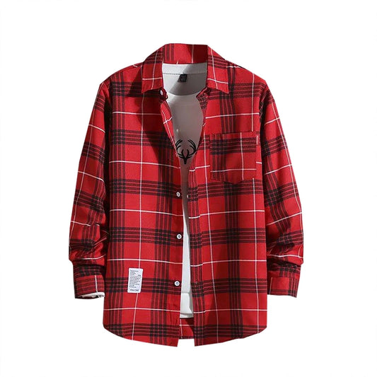 Regular Fit Plaid Button-Down Shirt