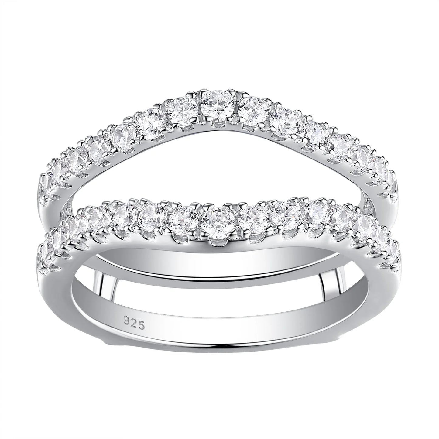 Newshe Moissanite Wedding Band