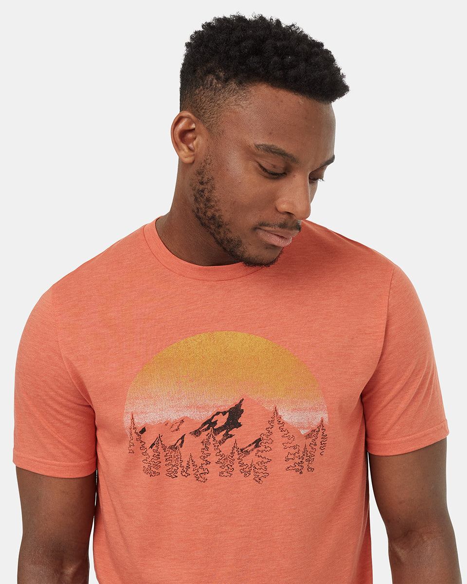 Vintage T-shirt με θέμα το ηλιοβασίλεμα