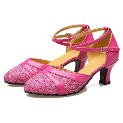 Oyedens Sparkly Latin Dance Heels