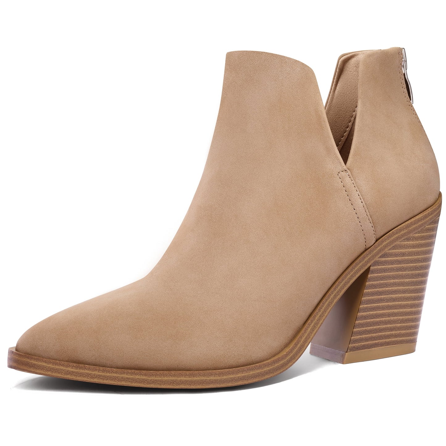 Pennysue Nude Ankle Booties