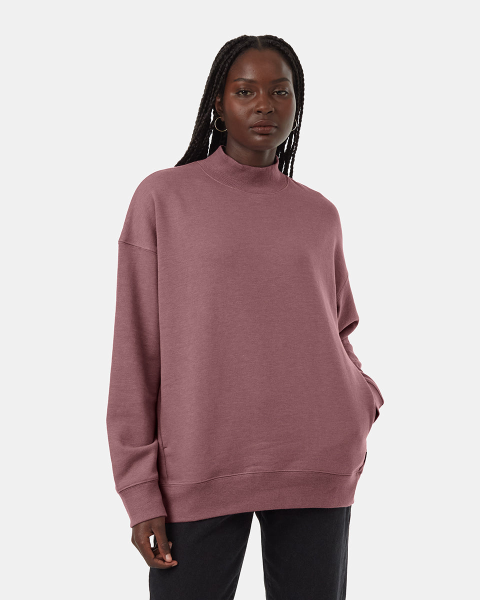 Treefleece Oversized Ψεύτικο Λαιμόκοψη
