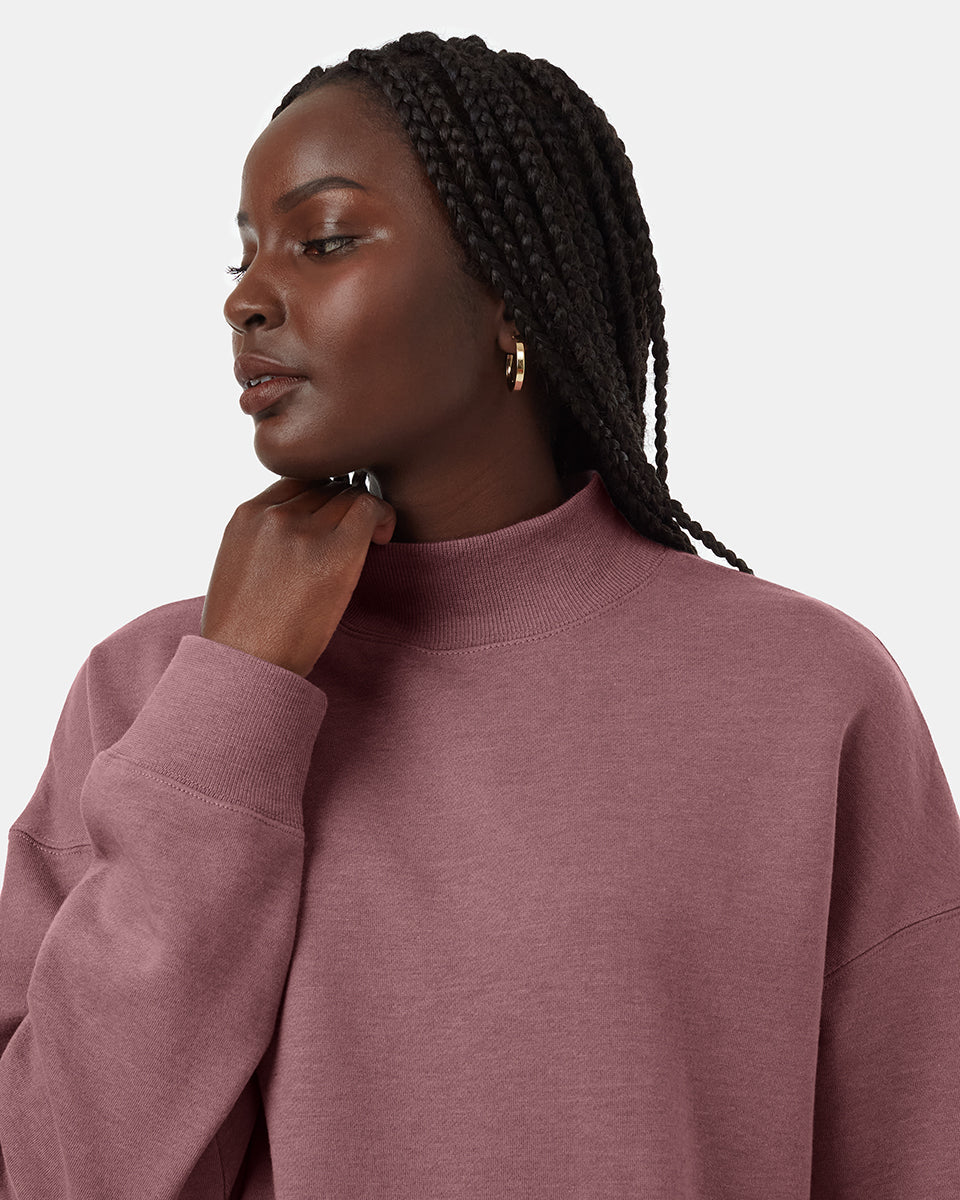 Treefleece Oversized Ψεύτικο Λαιμόκοψη
