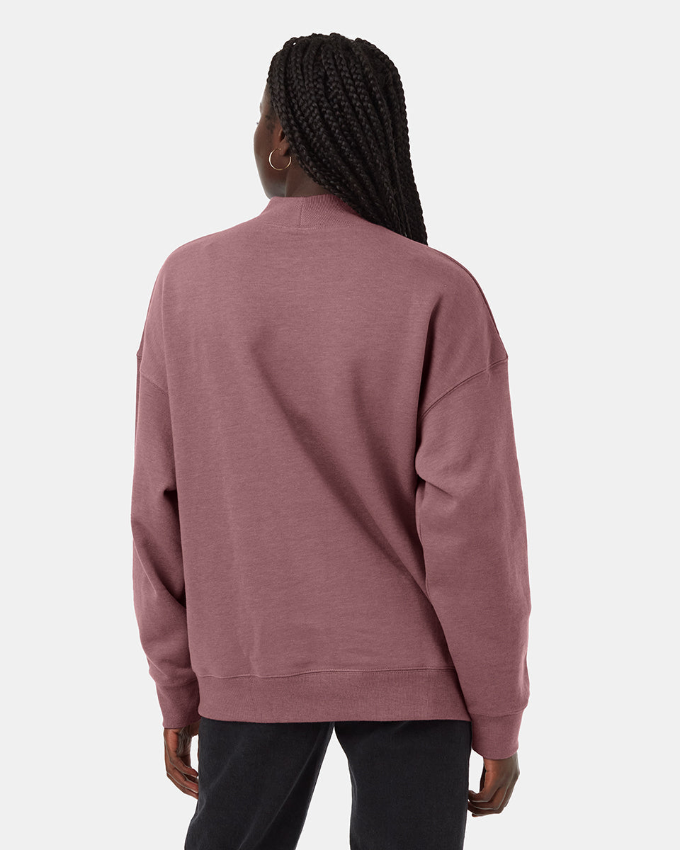 Treefleece Oversized Ψεύτικο Λαιμόκοψη