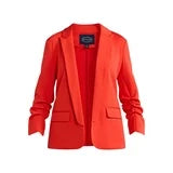 Scoop Women's Scuba Knit Stretch Blazer with Scrunch Sleeves