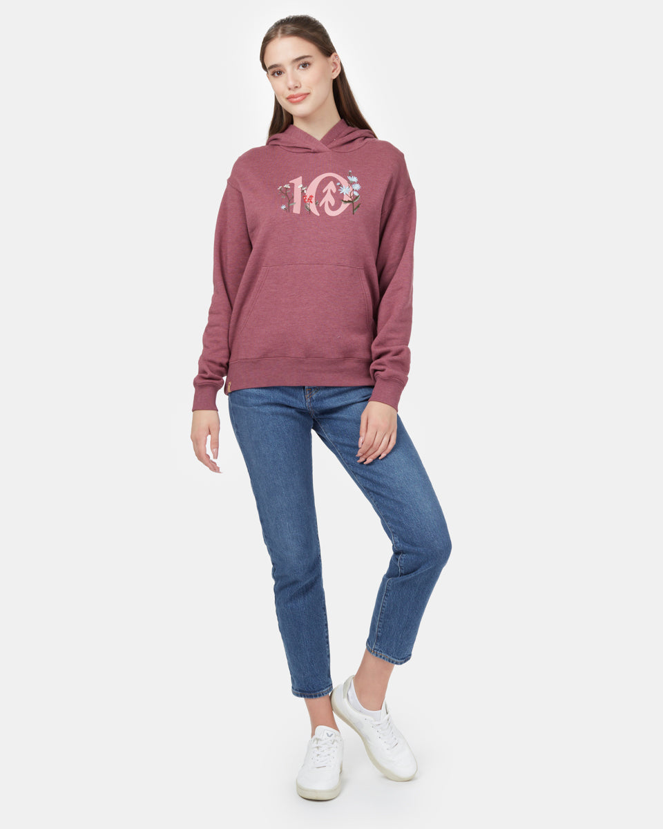 Φούτερ με φλοράλ λογότυπο