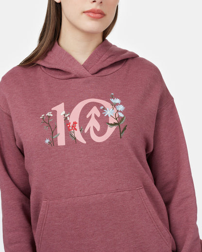 Floral Logo Hoodie
