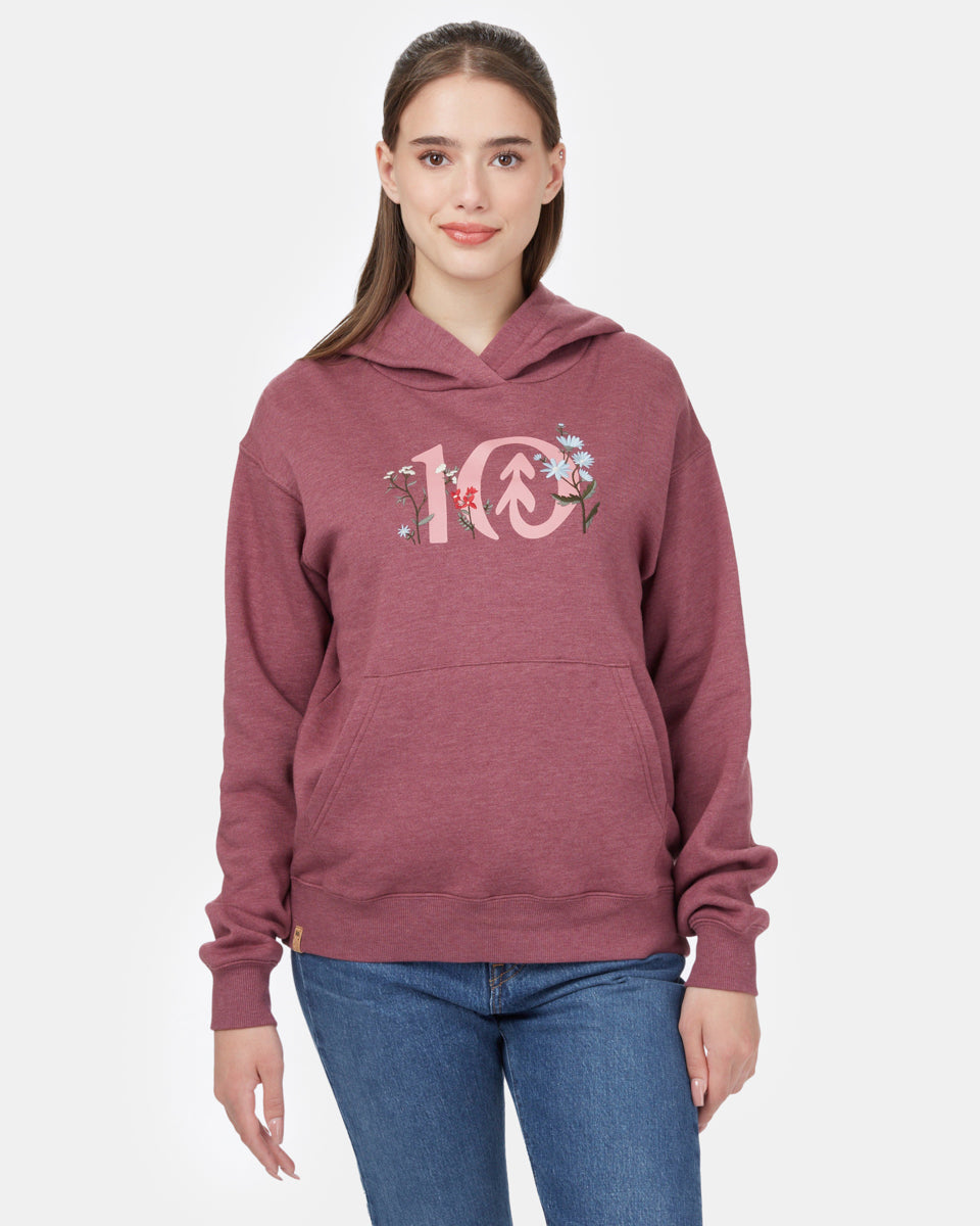 Φούτερ με φλοράλ λογότυπο