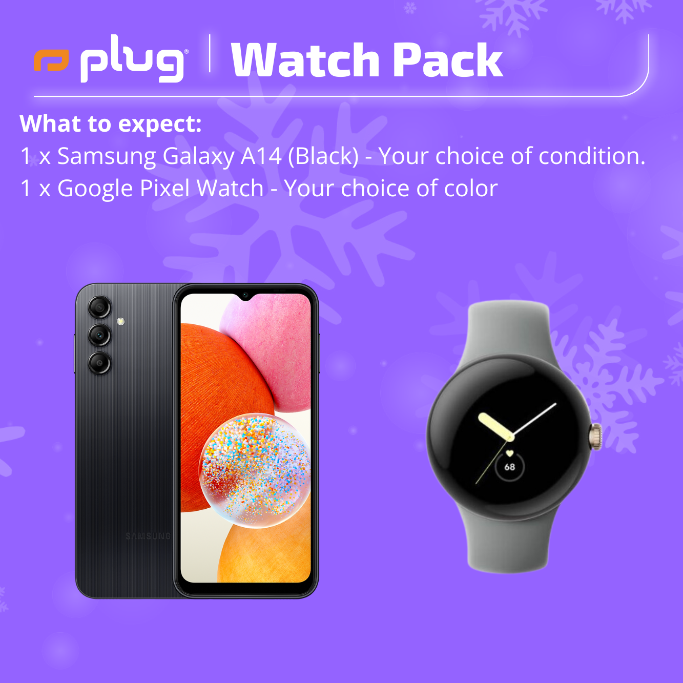 Πακέτο ρολογιών Samsung Galaxy A14 +