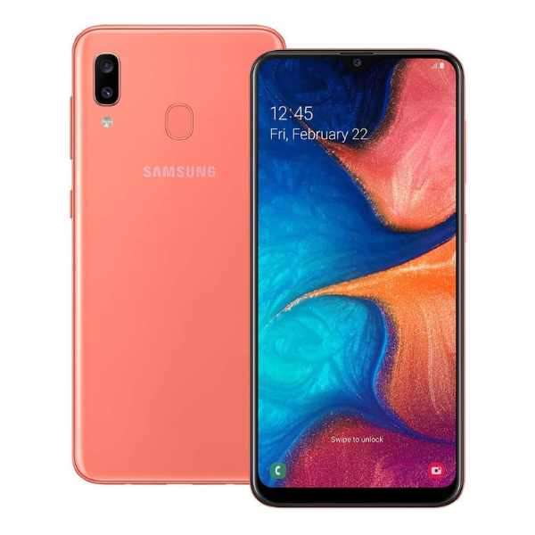 Samsung Galaxy A20 5G 32GB - Κοραλί Πορτοκαλί (Ξεκλείδωτο)