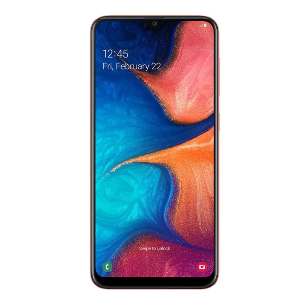 Samsung Galaxy A20 5G 32GB - Κοραλί Πορτοκαλί (Ξεκλείδωτο)